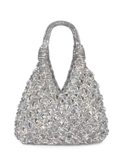 Hibourama Vannifique Crystal-embellished Tote Bag In Red