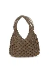 Hibourama Vannifique Golden Shadow Gold Bag In Brown