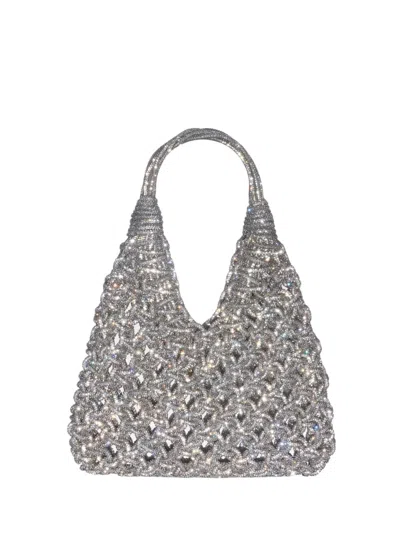 Hibourama Vannifique Handbag In Silver