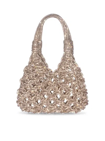 Hibourama Vannifique Mini Jewel Bag Golden Shadow In Silver