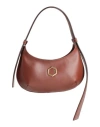 Hibourama Woman Handbag Brown Size - Soft Leather