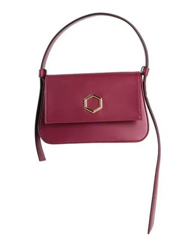 Hibourama Woman Handbag Garnet Size - Soft Leather In Red
