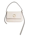 Hibourama Woman Handbag Light Grey Size - Soft Leather