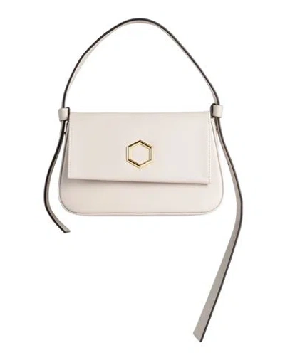 Hibourama Woman Handbag Light Grey Size - Soft Leather
