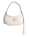 Hibourama Woman Handbag White Size - Soft Leather In Grey