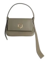 Hibourama Woman Handbag Military Green Size - Soft Leather