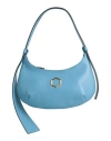 Hibourama Woman Handbag Sky Blue Size - Soft Leather
