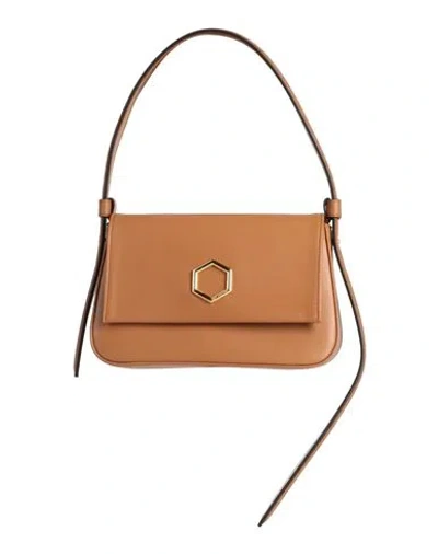 Hibourama Woman Handbag Tan Size - Soft Leather In Brown