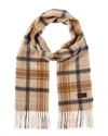 Hickey Freeman Cashmere Scarf In Brown