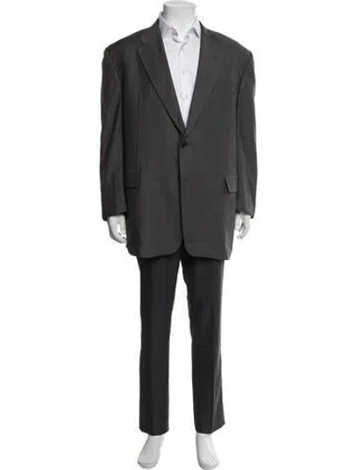 Pre-owned Hickey Freeman Ing. Loro Piana & C. Blazer In Grey