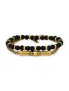 HICKEY FREEMAN MEN'S 2-PIECE 18K GOLDPLATED STAINLESS STEEL & LAVA BRACELET SET