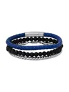 HICKEY FREEMAN MEN'S SET OF 3 BEADED BRACELETS