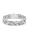 HICKEY FREEMAN MEN'S STAINLESS STEEL FIGARO CHAIN BRACELET