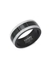 HICKEY FREEMAN MEN'S TWO TONE STAINLESS STEEL BAND