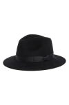 Hickey Freeman Wool Felt Fedora In Black