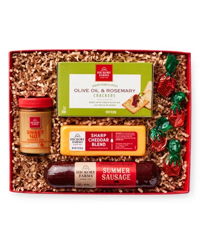 Hickory Farms Savory Holiday Selection In Transparent