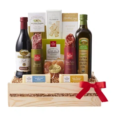 Hickory Farms Sparkling Cider & Snacks Gift Box Set In Multi