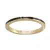 Hidalgo Women's Enamel Thin Band Ring In Black