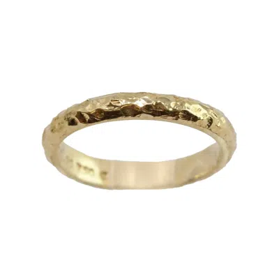 Hidalgo Women's Hammered Band Rings In Gold