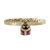 Hidalgo Women's Lady Bug Dangle Ring In Gold