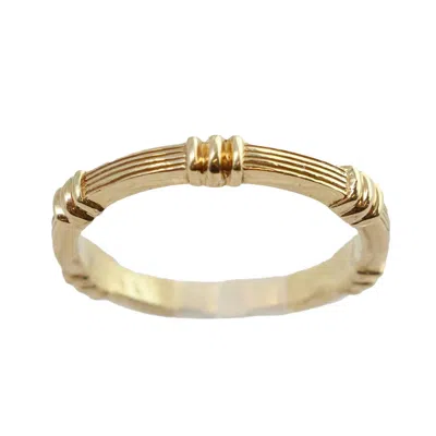 Hidalgo Women's Textured Ring In Gold