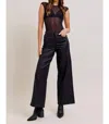Hidden 33" Inseam High Rise Jean In Black Wax In Black