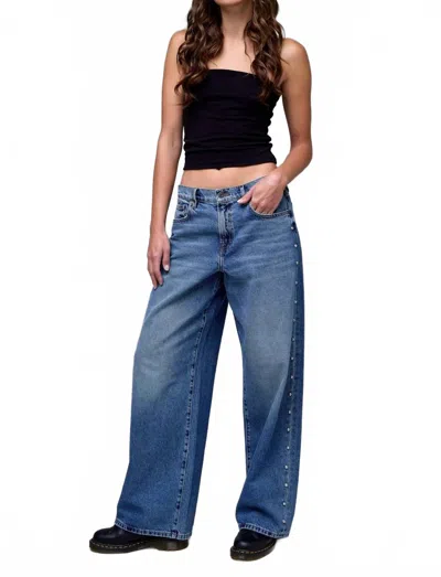 Hidden Alyx Side Studs Baggy Jeans In Denim In Blue