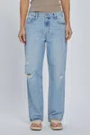 Hidden Bailey Boyfriend Jeans In Light Wash