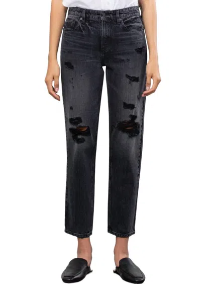 Hidden Bailey High Rise Jeans In Charcoal In Grey