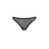 Hidden Beneath Women's Black Fishnet Brief In Black