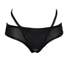 Hidden Beneath Women's Black Obsidian Layered Brief In Black