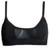 Hidden Beneath Women's Black / White Artemis Non-wired Cotton Black Bralette In Black/white