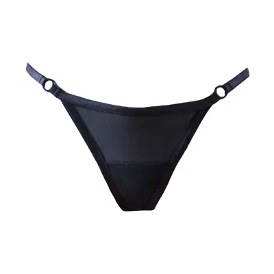Hidden Beneath Women's Phoebe Low-rise Thong Black