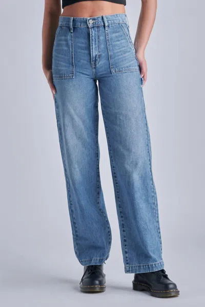 Hidden Classic Carpenter Dad Jean In Light Wash In Blue