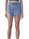 Hidden Finn High Rise Shorts In Dark Blue In Blue