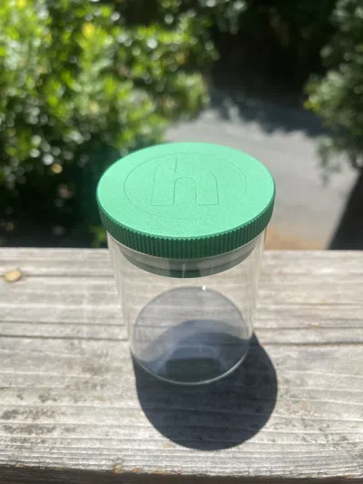 Pre-owned Hidden Glass Jar In Green