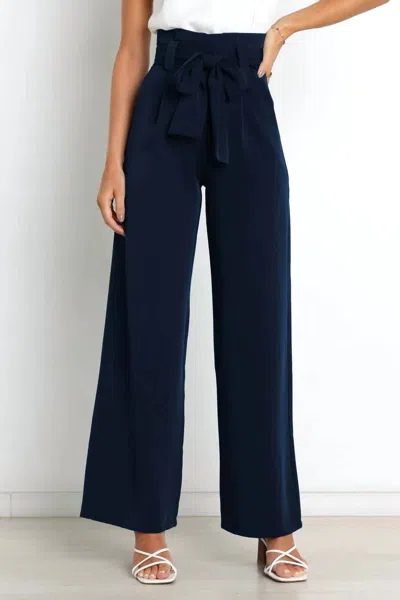 Hidden Hailey Trousers In Navy In Blue