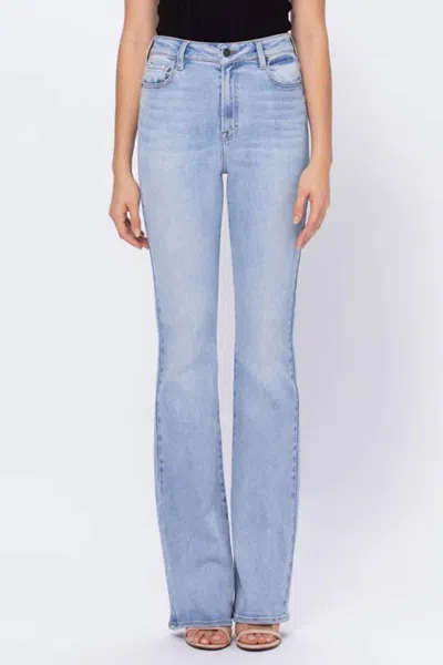 Hidden Happi Flare Jeans In Light Blue