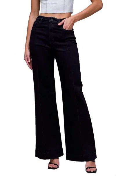 Hidden Happi Flare Pintuck 33" Jean In Black