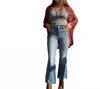 Hidden Happi High-rise Flare Jean In Blue In Blue