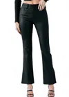 Hidden Ryan High Rise Bootcut Slit Jeans In Black In Black