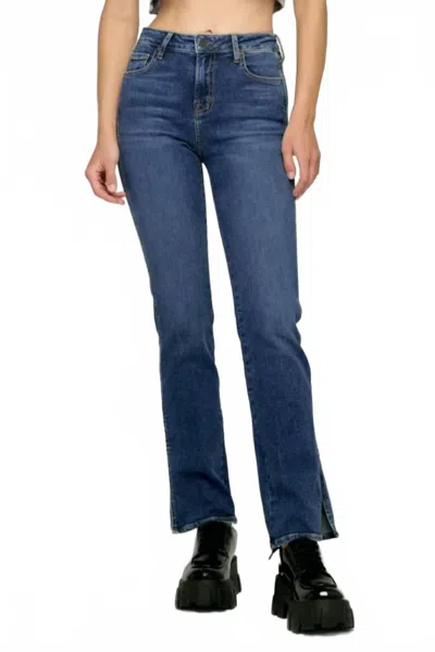 Hidden High Rise Ryan Inseam Bootcut Jeans In Blue