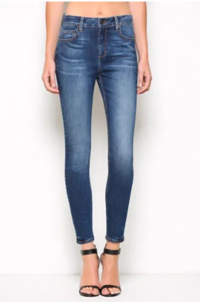 Hidden High Rise Skinny Jean In Dark Blue