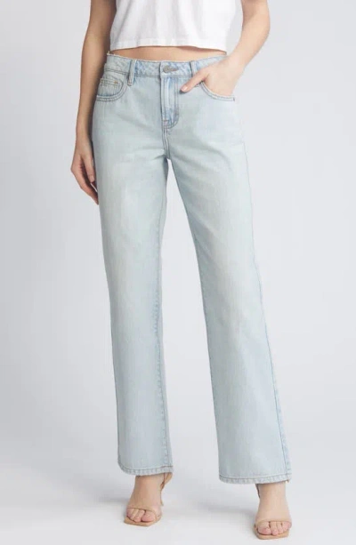 Hidden Jeans Classic Relaxed Ankle Straight Leg Jeans In Blue