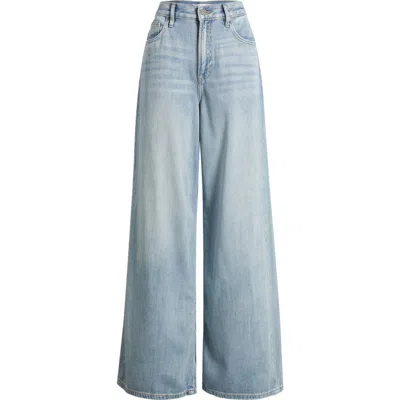 Hidden Jeans Clean Super Wide Leg Jeans In Blue