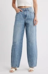 Hidden Jeans Darted Baggy Jeans