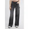 Hidden Jeans High Waist Carpenter Jeans In Grey