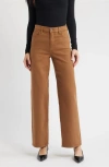 Hidden Jeans High Waist Relaxed Straight Leg Dad Jeans In Pink