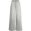 Hidden Jeans Mid Rise Extra Wide Leg Jeans In Gray