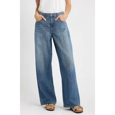 Hidden Jeans Oversize Wide Leg Baggy Jeans In Blue